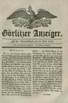 Görlitzer Anzeiger. 1838, № 25 (21 Juni)
