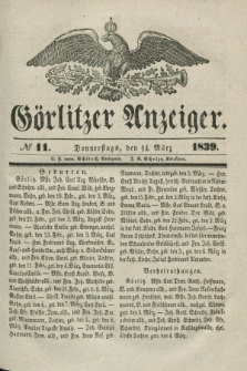 Görlitzer Anzeiger. 1839, № 11 (14 März)