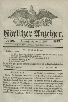 Görlitzer Anzeiger. 1839, № 30 (25 Juli)