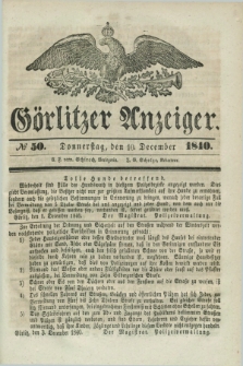 Görlitzer Anzeiger. 1840, № 50 (10 December) + dod.