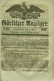 Görlitzer Anzeiger. 1841, № 11 (11 März)