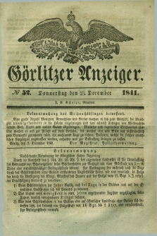Görlitzer Anzeiger. 1841, № 52 (23 December) + dod.