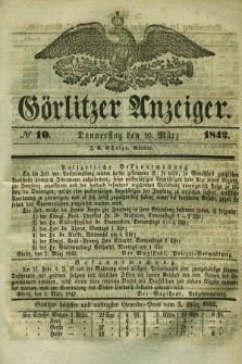 Görlitzer Anzeiger. 1842, № 10 (10 März)