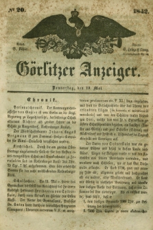 Görlitzer Anzeiger. 1842, № 20 (19 Mai) + dod.