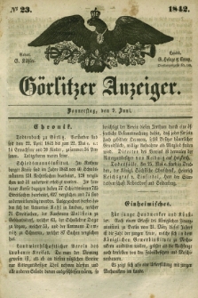 Görlitzer Anzeiger. 1842, № 23 (9 Juni) + dod.
