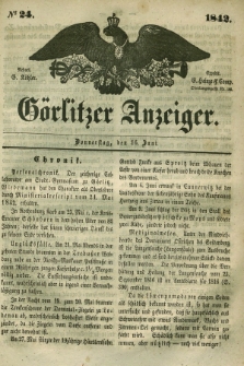 Görlitzer Anzeiger. 1842, № 24 (16 Juni) + dod.