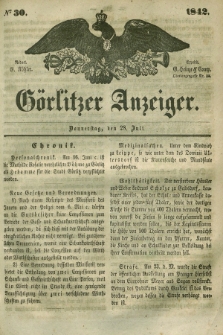 Görlitzer Anzeiger. 1842, № 30 (28 Juli) + dod.