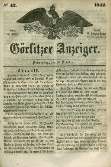 Görlitzer Anzeiger. 1842, № 42 (20 October)