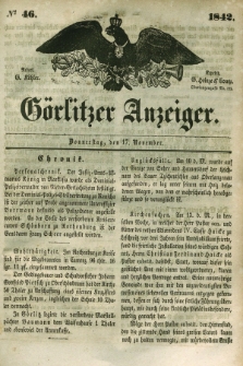 Görlitzer Anzeiger. 1842, № 46 (17 November)