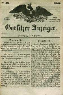 Görlitzer Anzeiger. 1842, № 49 (8 Dezember) + dod.