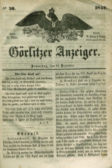 Görlitzer Anzeiger. 1842, № 50 (15 Dezember)