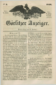 Görlitzer Anzeiger. 1846, № 3 (22 Januar) + dod.