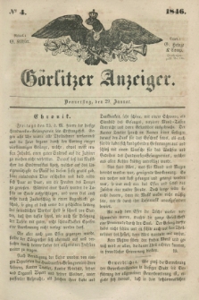 Görlitzer Anzeiger. 1846, № 4 (29 Januar) + dod.