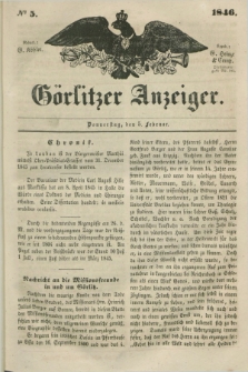 Görlitzer Anzeiger. 1846, № 5 (5 Februar) + dod.