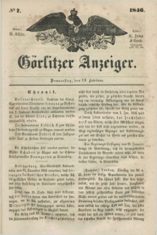 Görlitzer Anzeiger. 1846, № 7 (19 Februar) + dod.