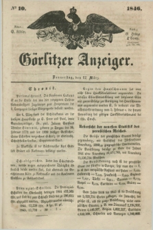 Görlitzer Anzeiger. 1846, № 10 (12 März) + dod.