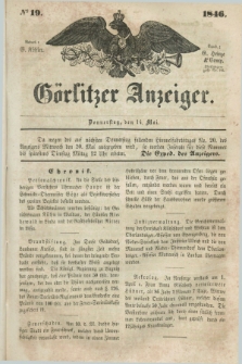 Görlitzer Anzeiger. 1846, № 19 (14 Mai) + dod.