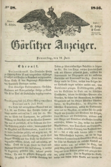 Görlitzer Anzeiger. 1846, № 28 (16 Juli) + dod.