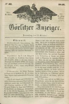 Görlitzer Anzeiger. 1846, № 42 (22 October) + dod.