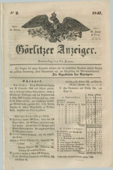 Görlitzer Anzeiger. 1847, № 2 (14 Januar) + dod.