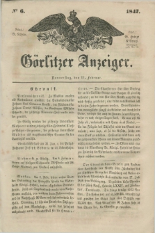 Görlitzer Anzeiger. 1847, № 6 (11 Februar) + dod.