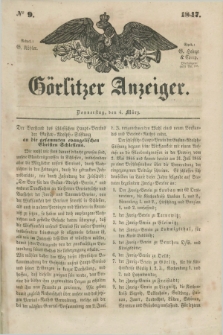 Görlitzer Anzeiger. 1847, № 9 (4 März) + dod.