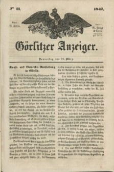 Görlitzer Anzeiger. 1847, № 11 (18 März) + dod.