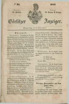 Görlitzer Anzeiger. 1847, № 35 (2 September) + dod.