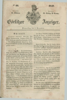 Görlitzer Anzeiger. 1847, № 44 (4 November) + dod.