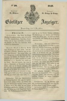 Görlitzer Anzeiger. 1847, № 48 (2 Dezember) + dod.