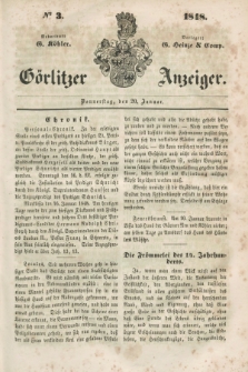Görlitzer Anzeiger. 1848, № 3 (20 Januar) + dod.