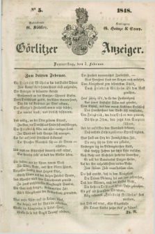 Görlitzer Anzeiger. 1848, № 5 (3 Februar) + dod.