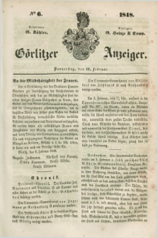 Görlitzer Anzeiger. 1848, № 6 (10 Februar) + dod.