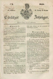 Görlitzer Anzeiger. 1848, № 7 (17 Februar) + dod.