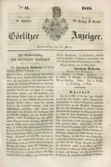 Görlitzer Anzeiger. 1848, № 11 (16 März) + dod.