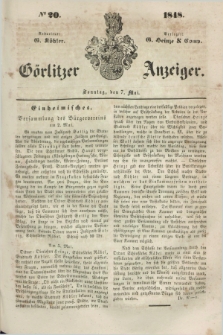 Görlitzer Anzeiger. 1848, № 20 (7 Mai) + dod.