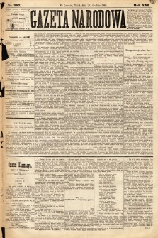 Gazeta Narodowa. 1882, nr 297