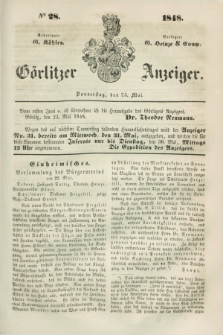 Görlitzer Anzeiger. 1848, № 28 (25 Mai) + dod.