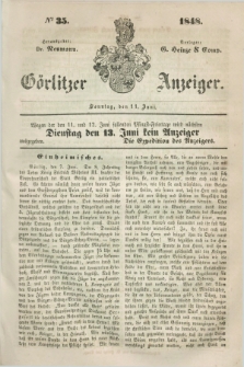Görlitzer Anzeiger. 1848, № 35 (11 Juni) + dod.