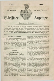 Görlitzer Anzeiger. 1848, № 41 (25 Juni) + dod.
