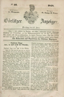 Görlitzer Anzeiger. 1848, № 42 (27 Juni)