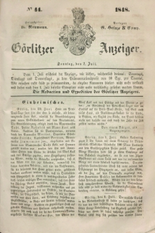 Görlitzer Anzeiger. 1848, № 44 (2 Juli)