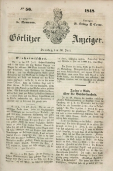 Görlitzer Anzeiger. 1848, № 56 (30 Juli)