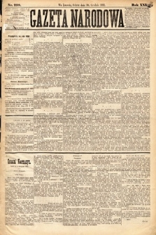 Gazeta Narodowa. 1882, nr 298