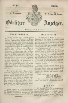 Görlitzer Anzeiger. 1848, № 57 (1 August) + dod.