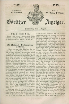 Görlitzer Anzeiger. 1848, № 58 (3 August) + dod.