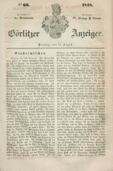 Görlitzer Anzeiger. 1848, № 66 (22 August)