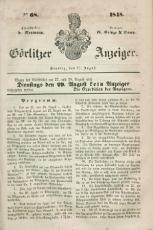 Görlitzer Anzeiger. 1848, № 68 (27 August)