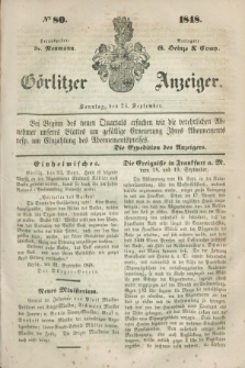 Görlitzer Anzeiger. 1848, № 80 (24 September)