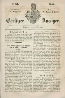 Görlitzer Anzeiger. 1848, № 89 (15 October) + dod.